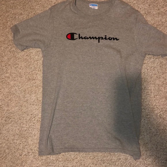 Champion Other - Grey Champion t shirt, Large